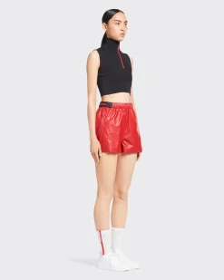 Mujer Prada ROPA^Pantalones Cortos De Re-nylon Ligero