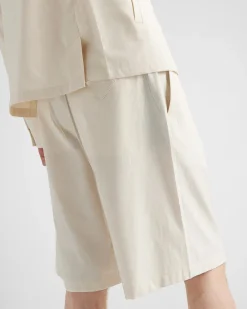 Hombre Prada PANTALONES Y BERMUDAS^Pantalones De Algodón