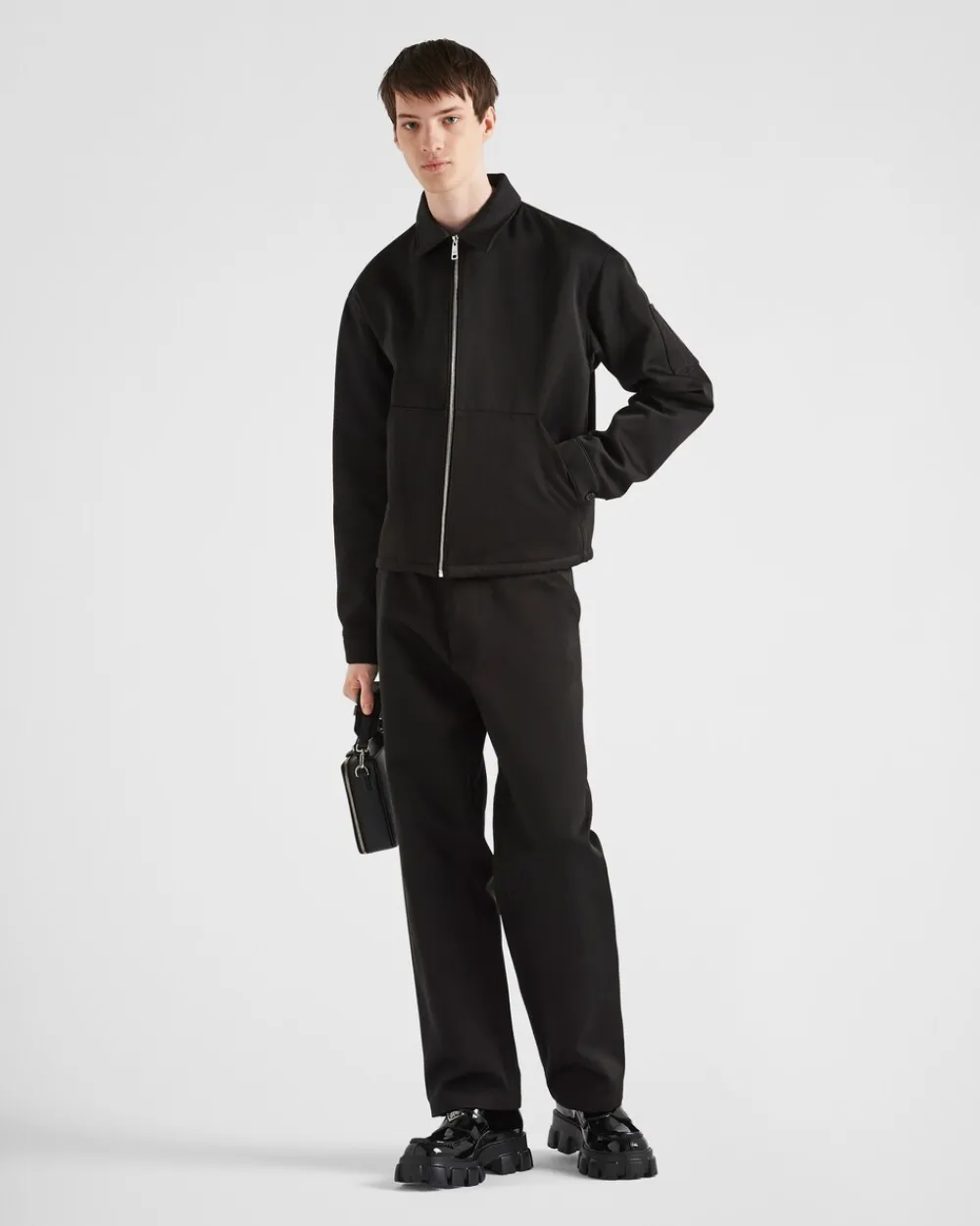 Hombre Prada PANTALONES Y BERMUDAS^Pantalones De Algodón Y Seda