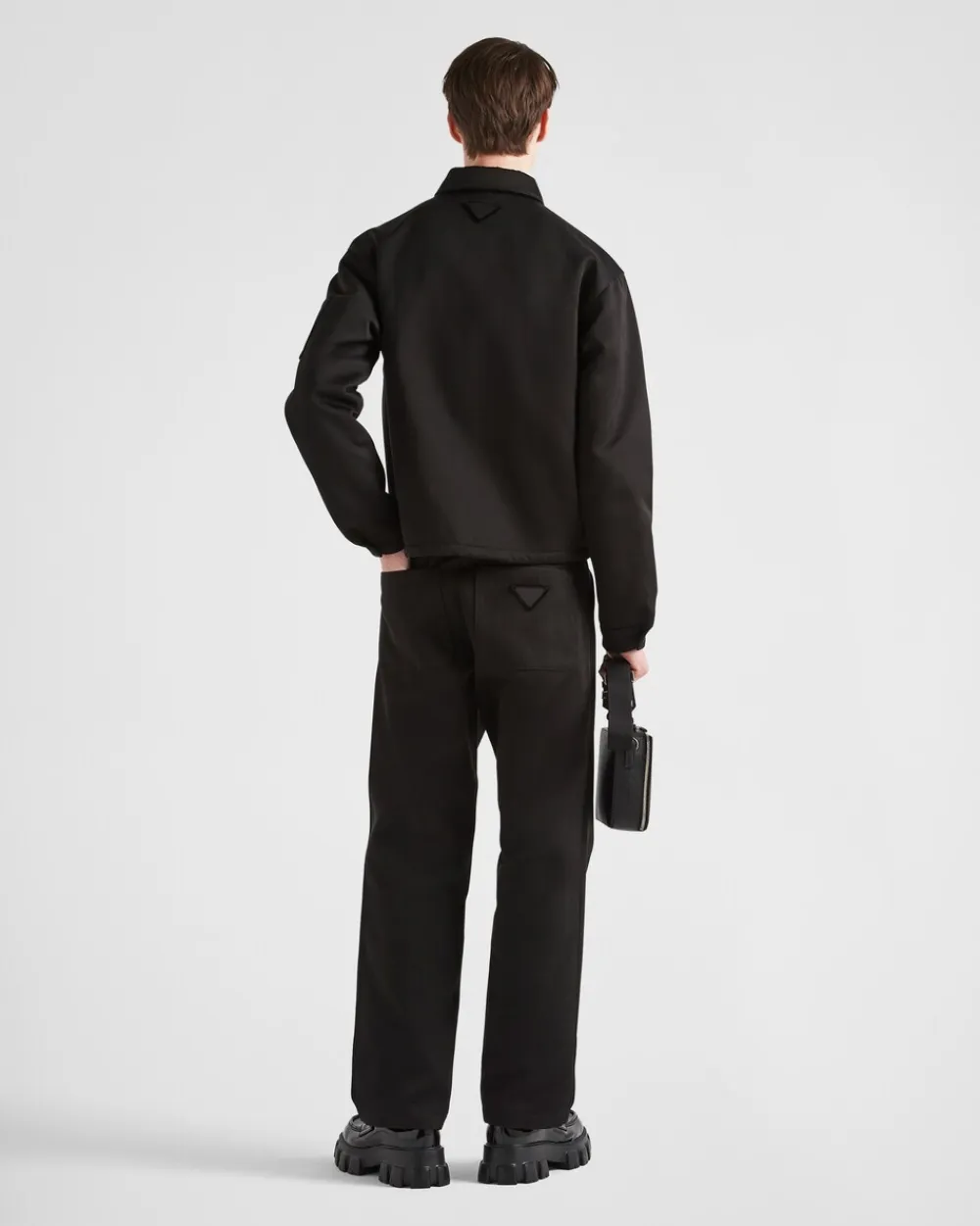 Hombre Prada PANTALONES Y BERMUDAS^Pantalones De Algodón Y Seda
