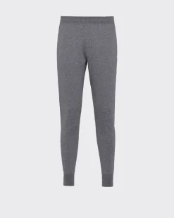 Hombre Prada TEJIDOS DE PUNTO^Pantalones De Cachemir