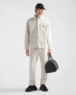 Hombre Prada TEJIDO VAQUERO^Pantalones De Cinco Bolsillos En Pana Fina