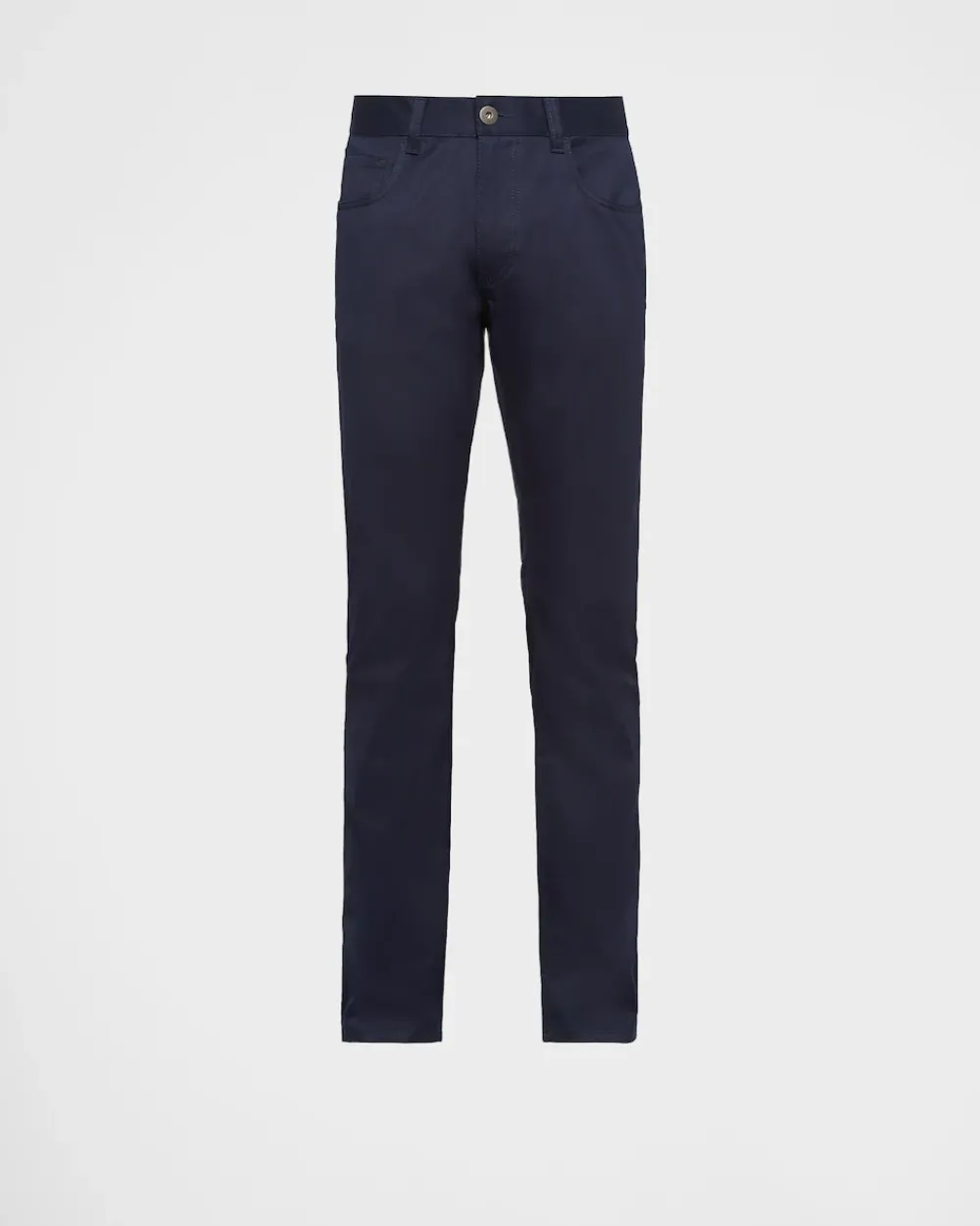 Hombre Prada TEJIDO VAQUERO^Pantalones De Dril Elástico Con 5 Bolsillos