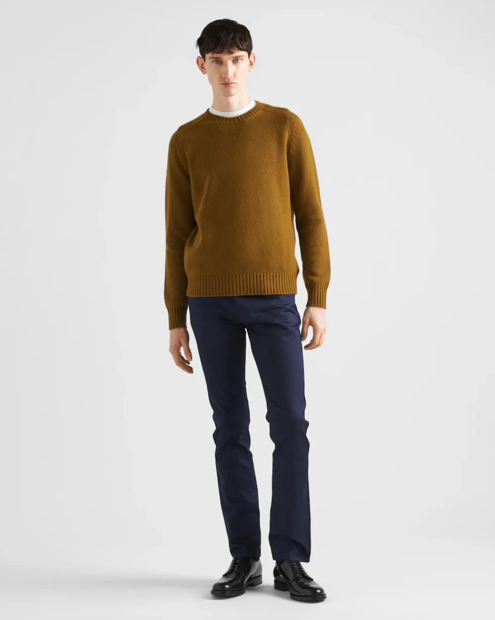 Hombre Prada TEJIDO VAQUERO^Pantalones De Dril Elástico Con 5 Bolsillos