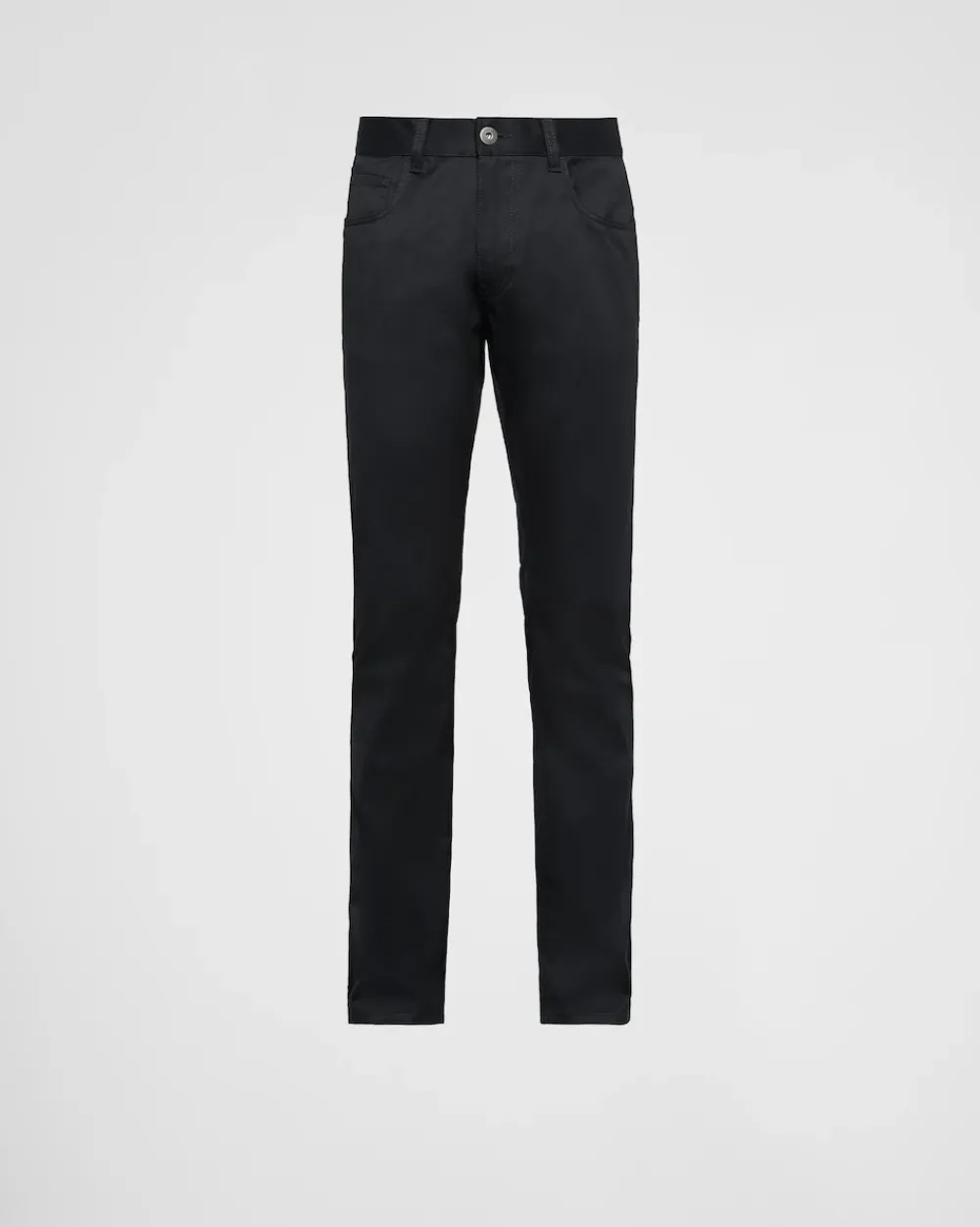 Hombre Prada TEJIDO VAQUERO^Pantalones De Dril Elástico Con 5 Bolsillos