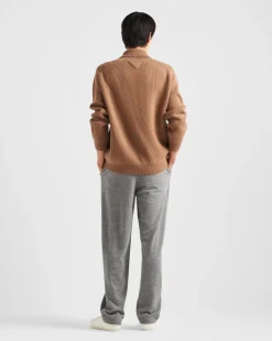 Hombre Prada ROPA DEPORTIVA Y SUDADERAS^Pantalones De Felpa De Algodón
