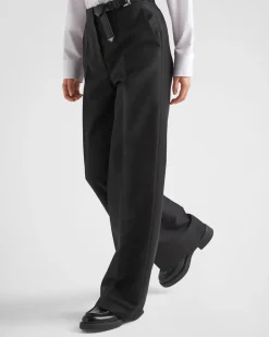 Mujer Prada PANTALONES LARGOS Y CORTOS^Pantalones De Kid Mohair
