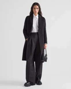 Mujer Prada PANTALONES LARGOS Y CORTOS^Pantalones De Kid Mohair