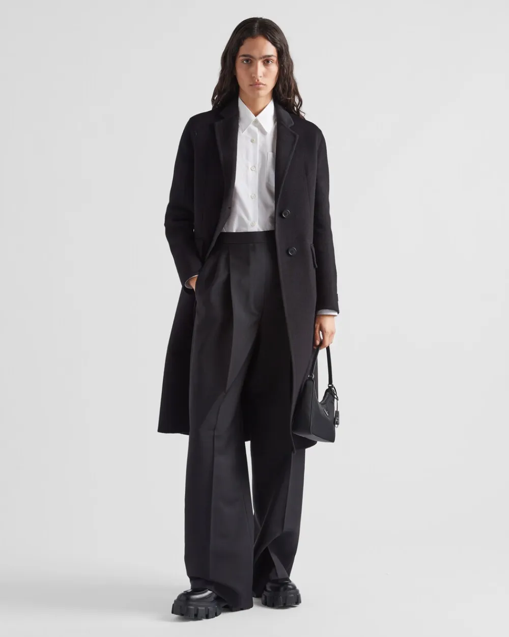 Mujer Prada PANTALONES LARGOS Y CORTOS^Pantalones De Kid Mohair