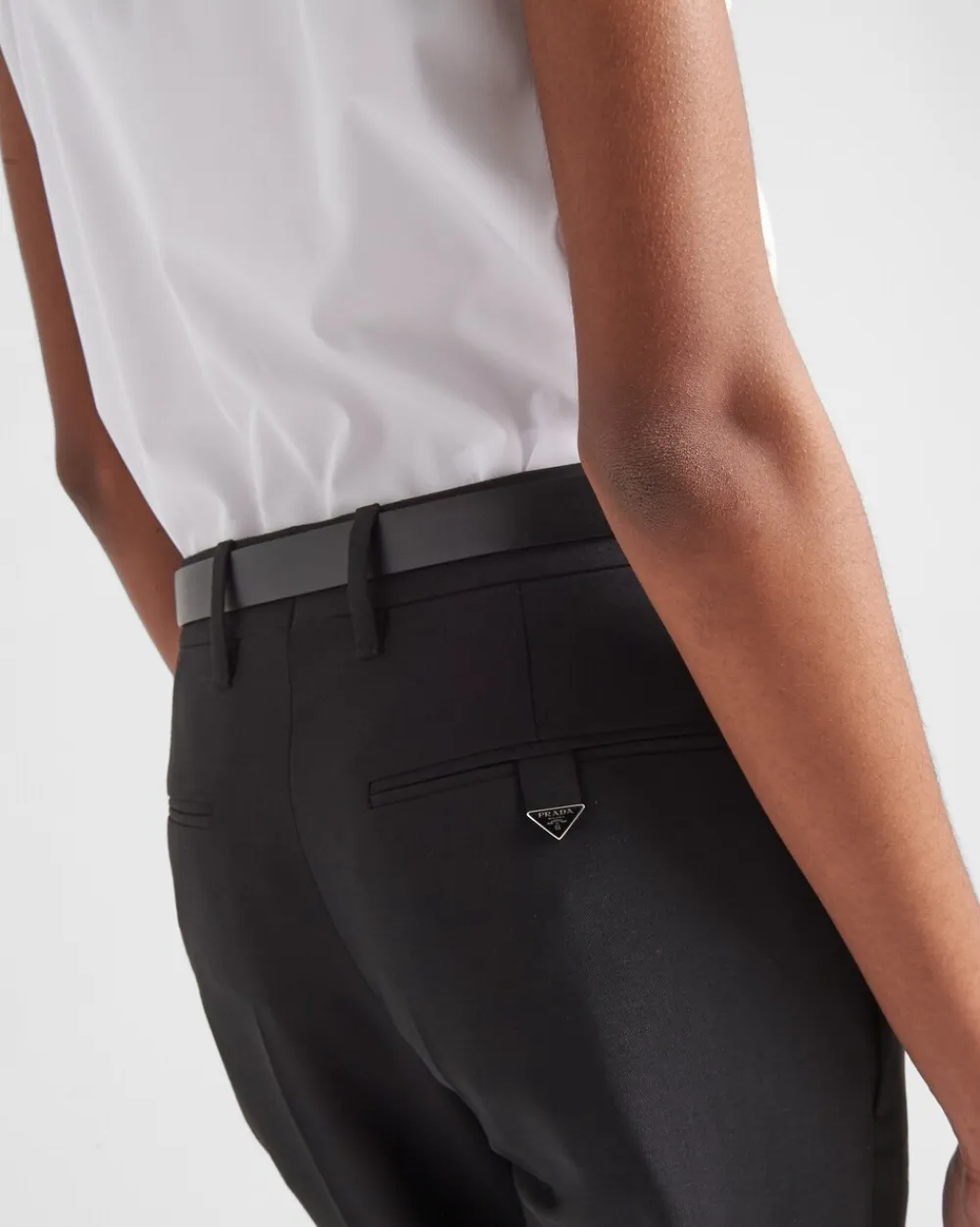 Mujer Prada PANTALONES LARGOS Y CORTOS^Pantalones De Kid Mohair
