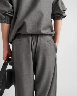 Hombre Prada PANTALONES Y BERMUDAS^Pantalones De Lana