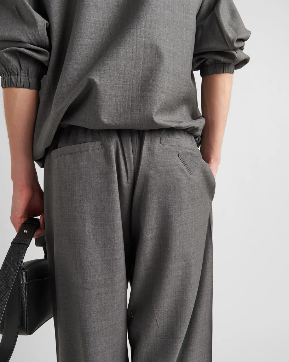 Hombre Prada PANTALONES Y BERMUDAS^Pantalones De Lana