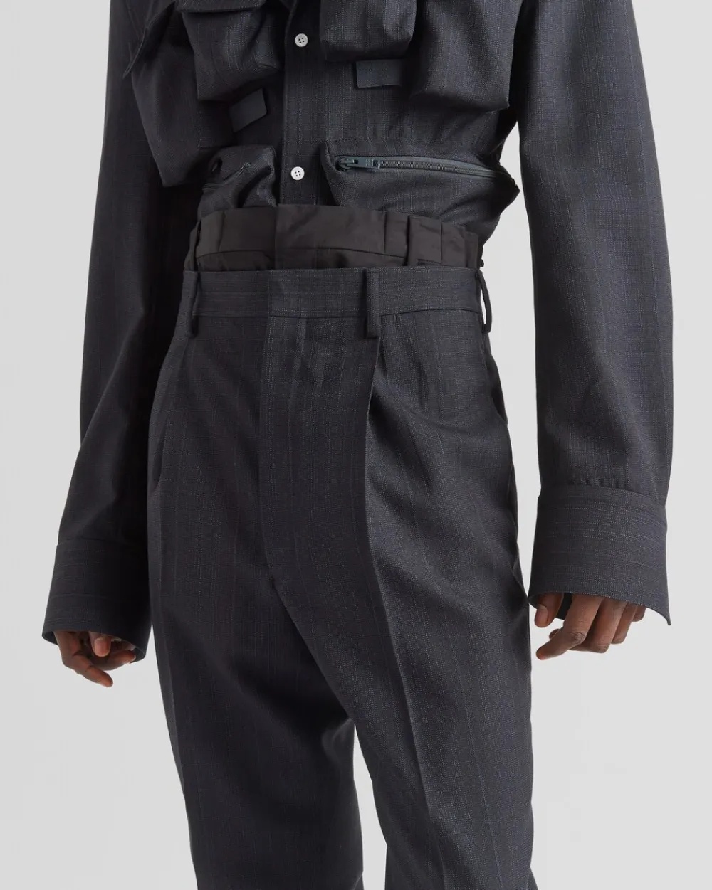Hombre Prada PANTALONES Y BERMUDAS^Pantalones De Lana