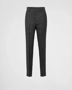 Hombre Prada PANTALONES Y BERMUDAS^Pantalones De Lana