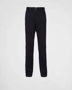 Hombre Prada PANTALONES Y BERMUDAS^Pantalones De Lana