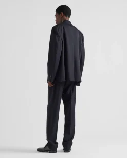 Hombre Prada PANTALONES Y BERMUDAS^Pantalones De Lana