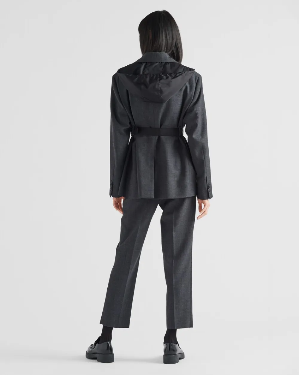 Mujer Prada PANTALONES LARGOS Y CORTOS^Pantalones De Lana