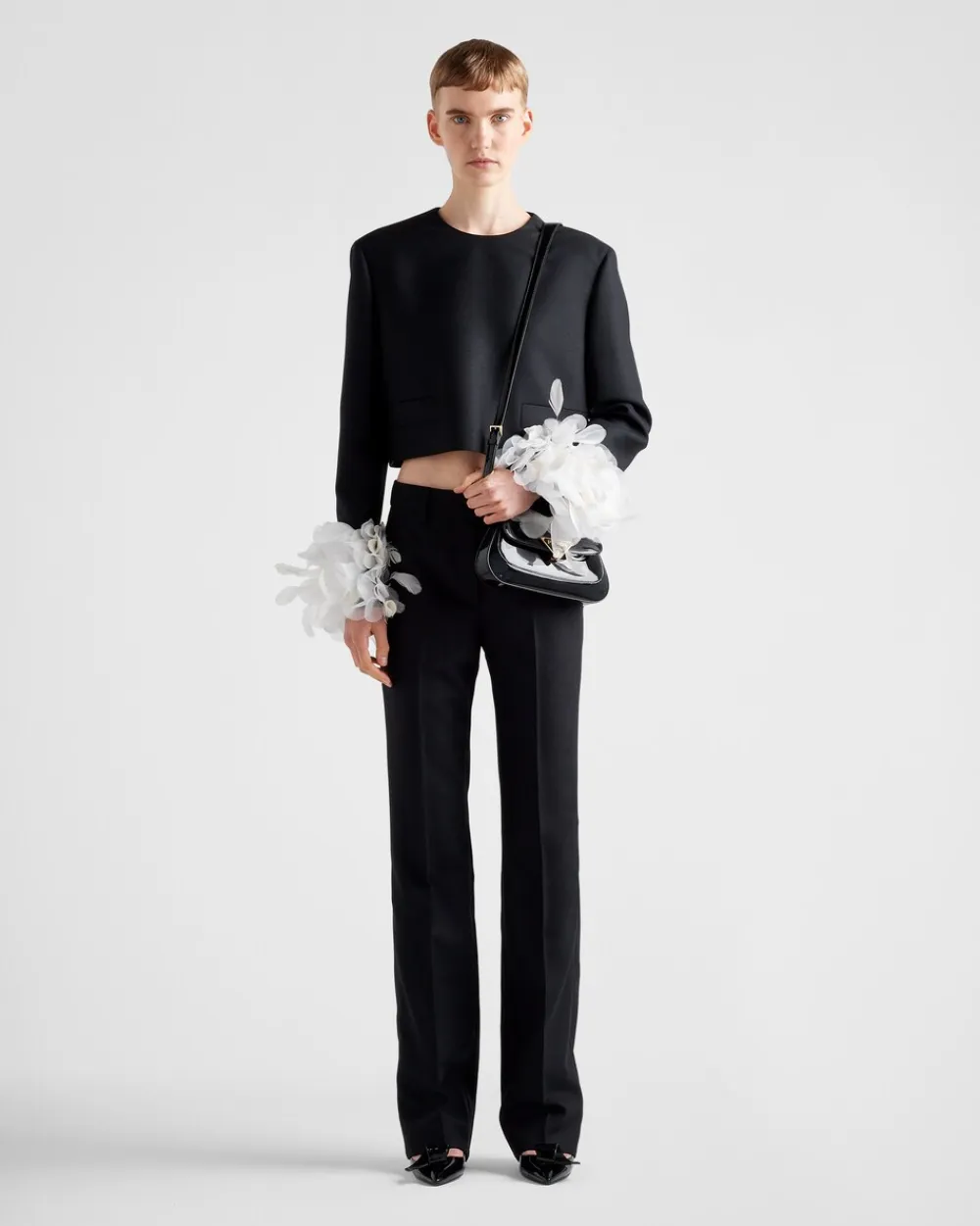 Mujer Prada PANTALONES LARGOS Y CORTOS^Pantalones De Lana