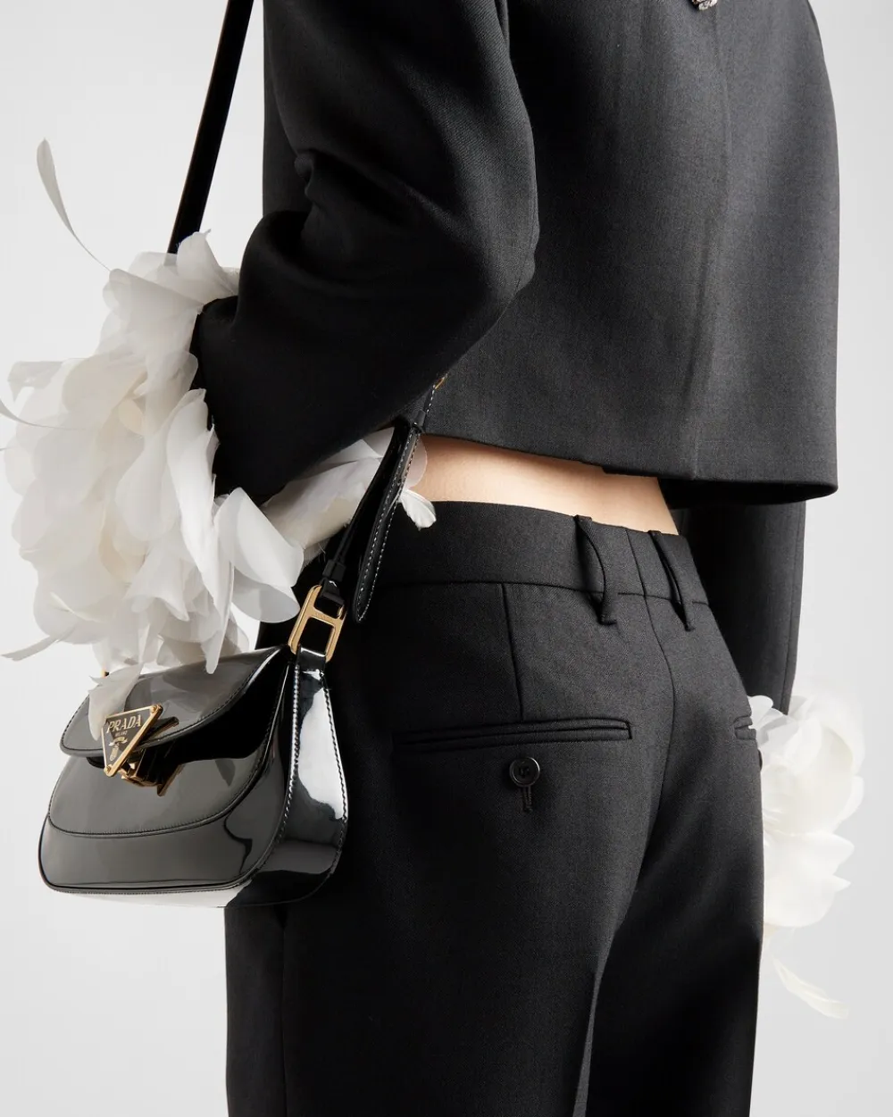 Mujer Prada PANTALONES LARGOS Y CORTOS^Pantalones De Lana