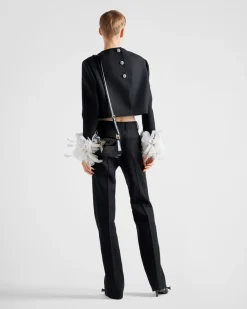 Mujer Prada PANTALONES LARGOS Y CORTOS^Pantalones De Lana