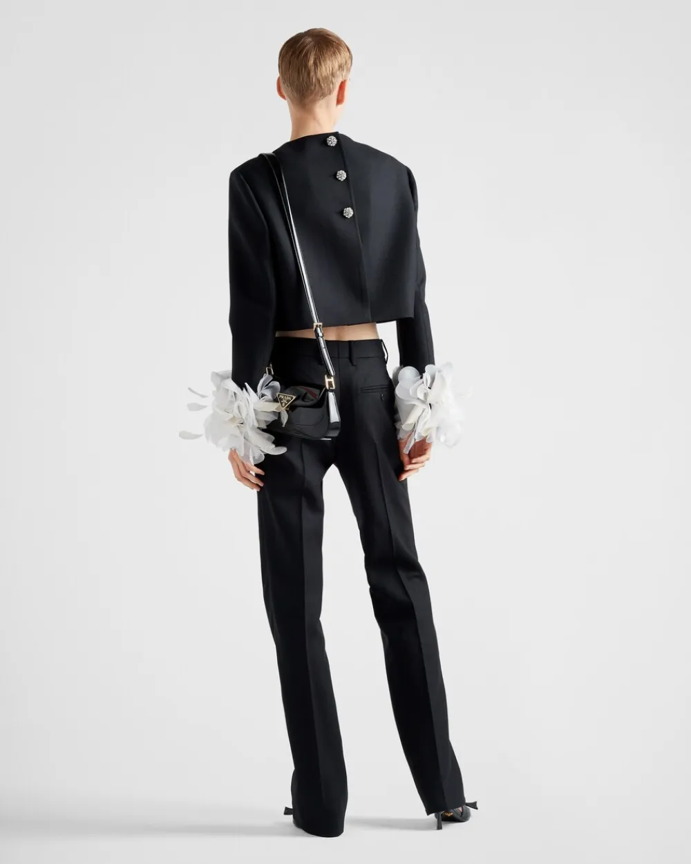 Mujer Prada PANTALONES LARGOS Y CORTOS^Pantalones De Lana