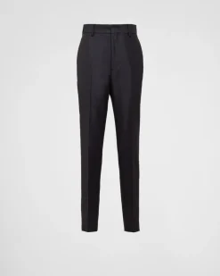 Hombre Prada PANTALONES Y BERMUDAS^Pantalones De Lana Mohair