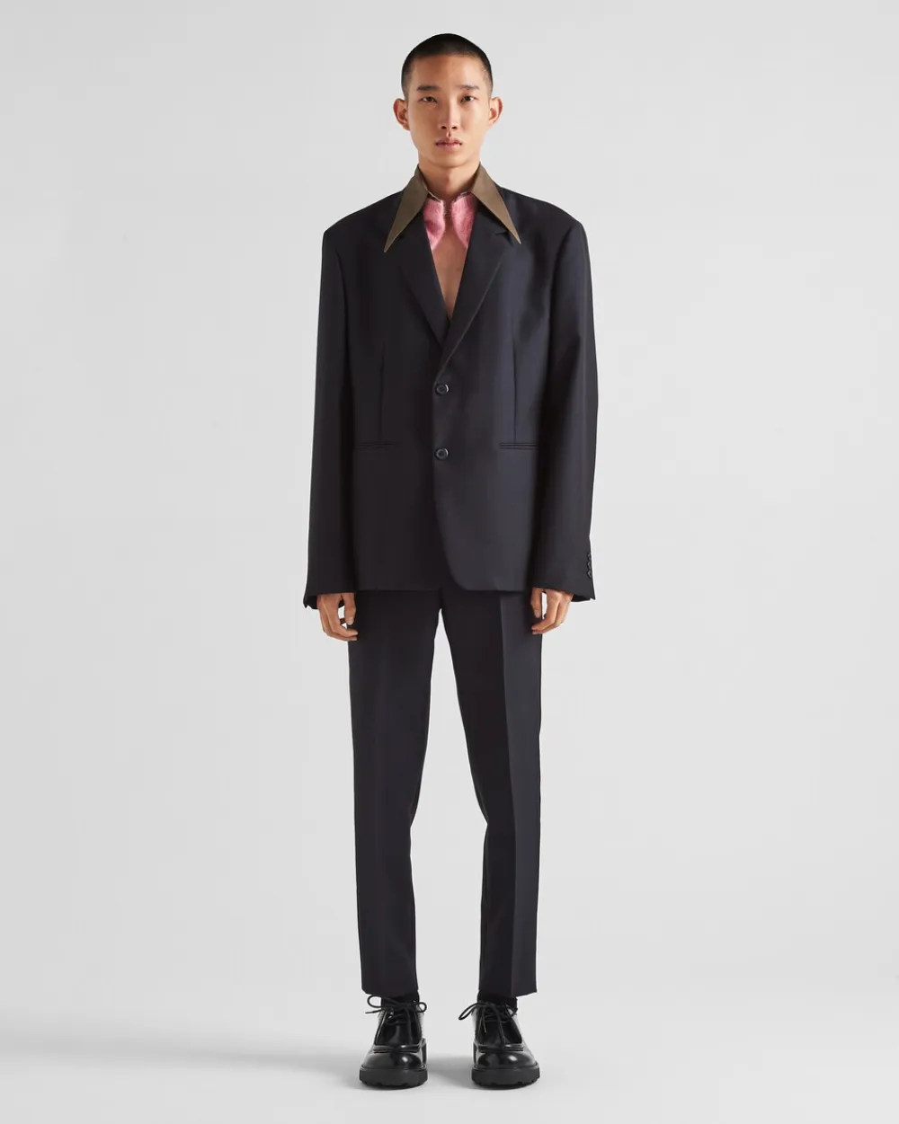 Hombre Prada PANTALONES Y BERMUDAS^Pantalones De Lana Mohair