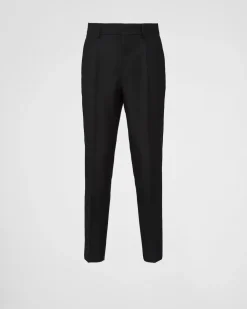 Hombre Prada PANTALONES Y BERMUDAS^Pantalones De Lana Mohair