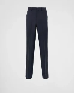 Hombre Prada PANTALONES Y BERMUDAS^Pantalones De Lana Y Mohair