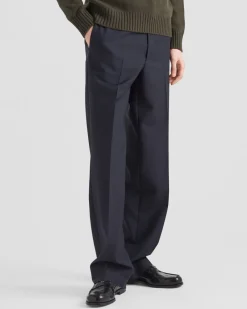 Hombre Prada PANTALONES Y BERMUDAS^Pantalones De Lana Y Mohair