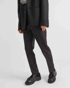 Hombre Prada PANTALONES Y BERMUDAS^Pantalones De Lana Y Mohair