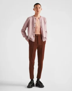 Hombre Prada PANTALONES Y BERMUDAS^Pantalones De Natté Elástico