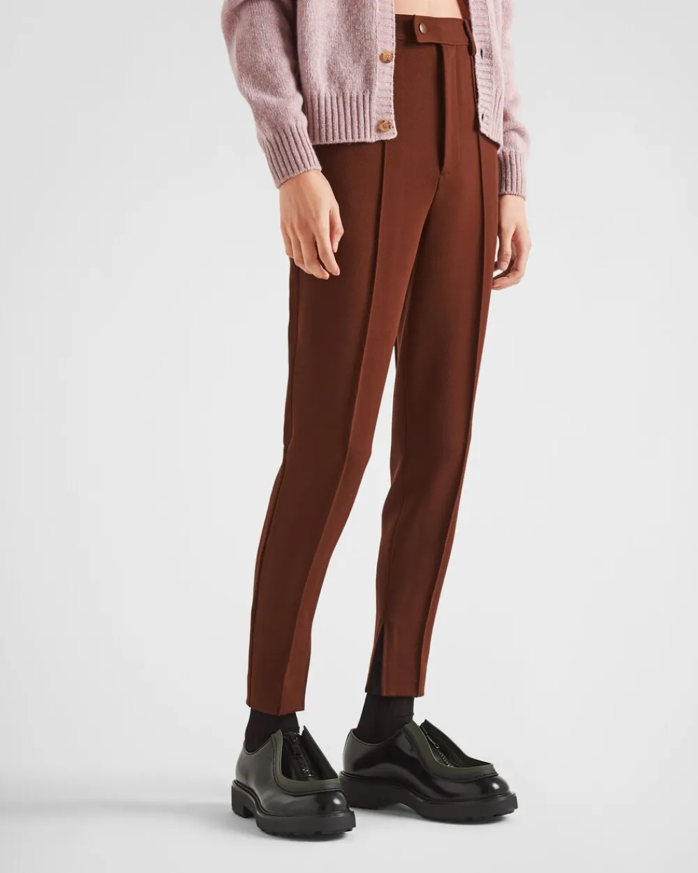 Hombre Prada PANTALONES Y BERMUDAS^Pantalones De Natté Elástico