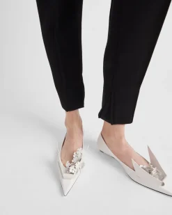 Mujer Prada PANTALONES LARGOS Y CORTOS^Pantalones De Natté Elástico