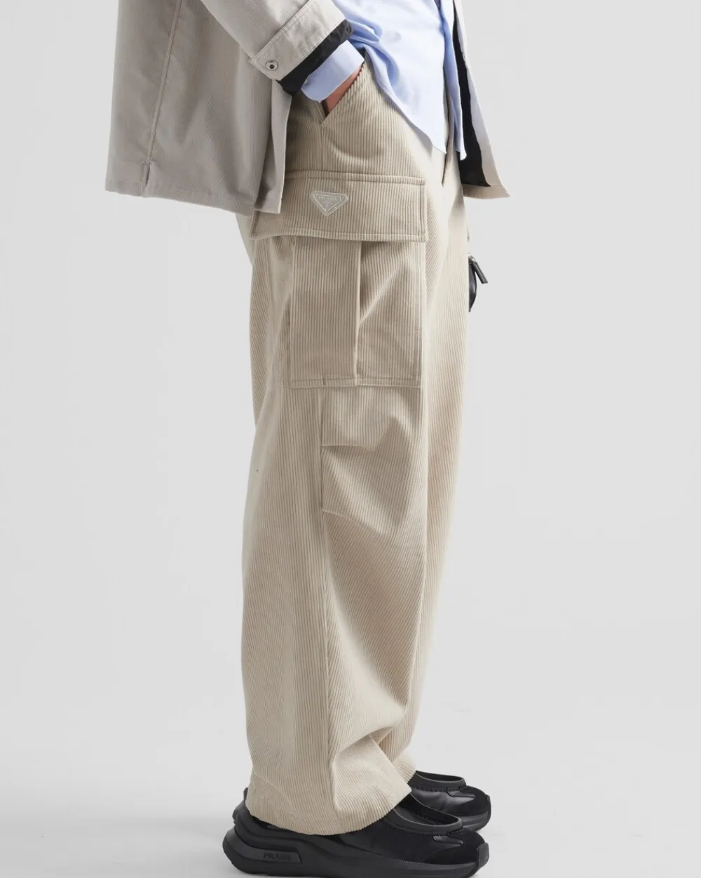 Hombre Prada PANTALONES Y BERMUDAS^Pantalones De Pana Fina