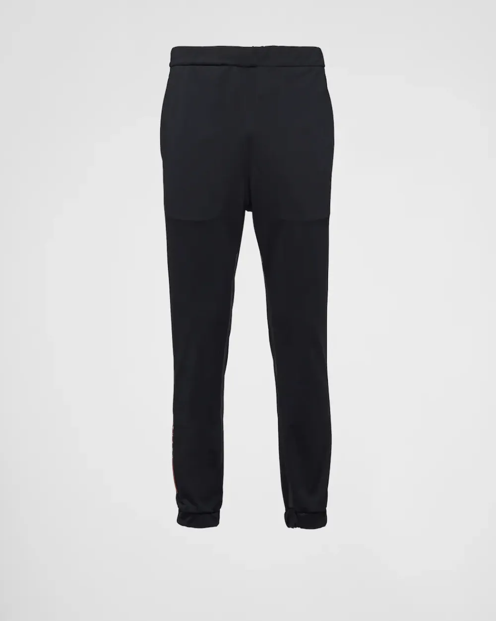 Hombre Prada ROPA^Pantalones De Piqué Con Costuras De Cinta