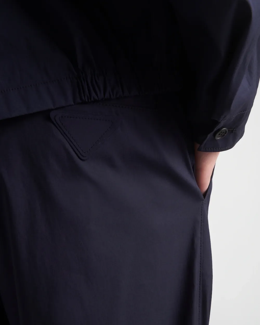Hombre Prada PANTALONES Y BERMUDAS^Pantalones De Popelín Elástico