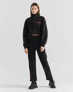 Mujer Prada ROPA^Pantalones Deportivos En Forro Polar