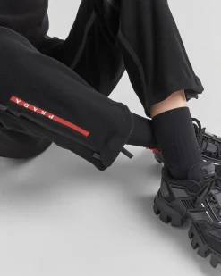 Mujer Prada ROPA^Pantalones Deportivos En Forro Polar