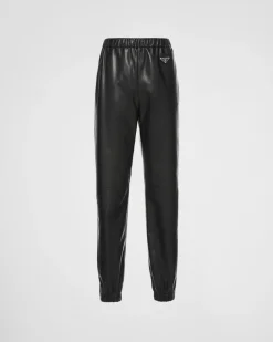 Mujer Prada ROPA DE PIEL^Pantalones Deportivos En Napa