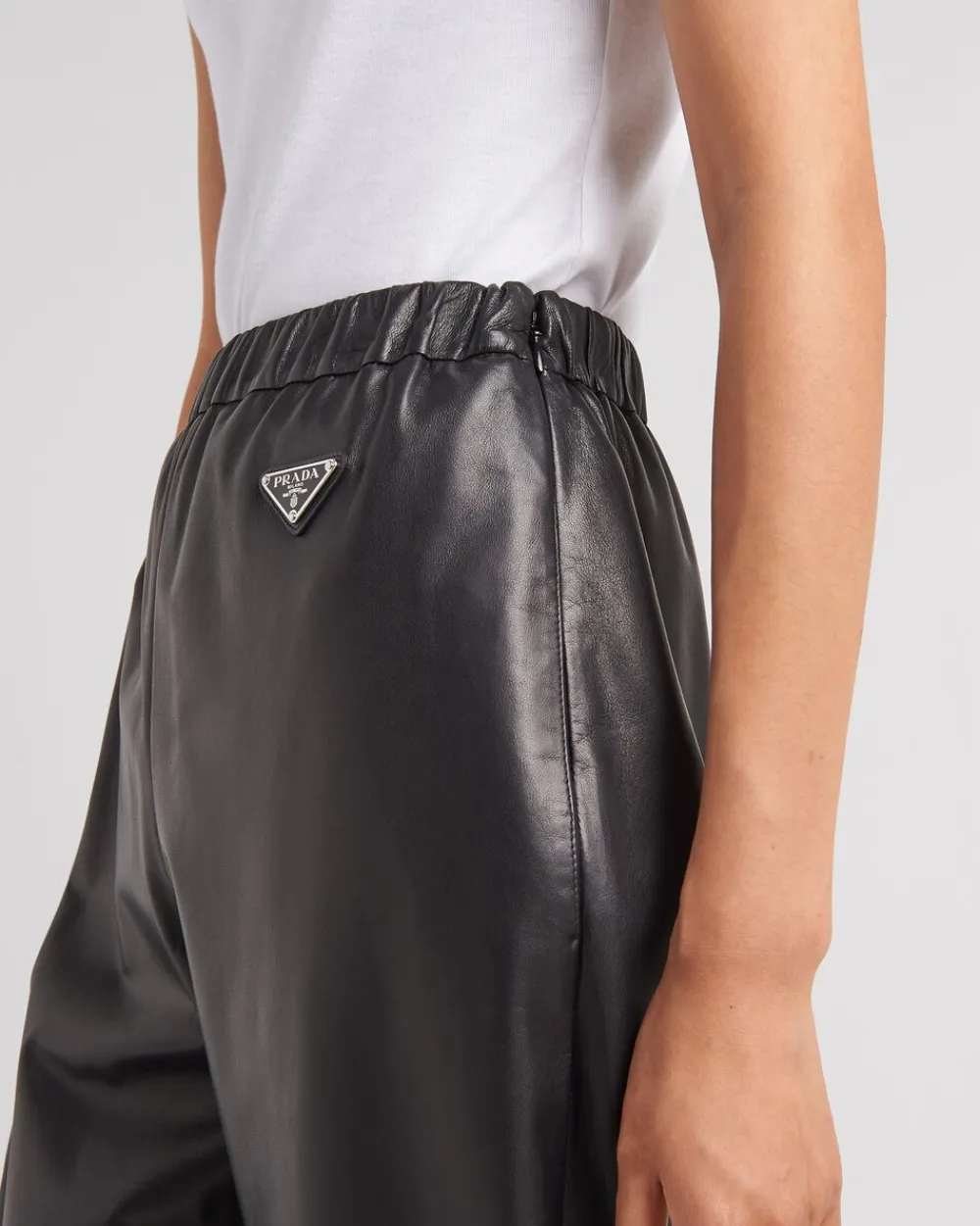 Mujer Prada ROPA DE PIEL^Pantalones Deportivos En Napa