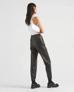Mujer Prada ROPA DE PIEL^Pantalones Deportivos En Napa
