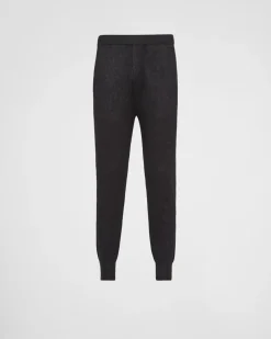 Hombre Prada PANTALONES Y BERMUDAS^Pantalones De Punto De Cachemir Y Seda