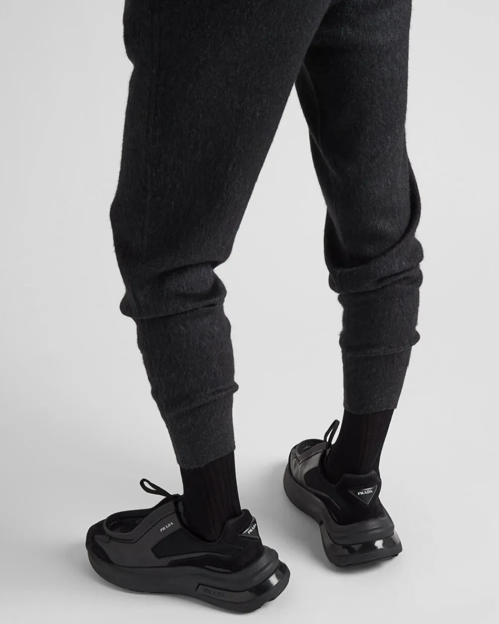 Hombre Prada PANTALONES Y BERMUDAS^Pantalones De Punto De Cachemir Y Seda