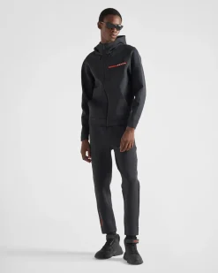 Hombre Prada ROPA^Pantalones De Punto Doble Reciclado