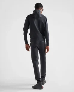 Hombre Prada ROPA^Pantalones De Punto Doble Reciclado
