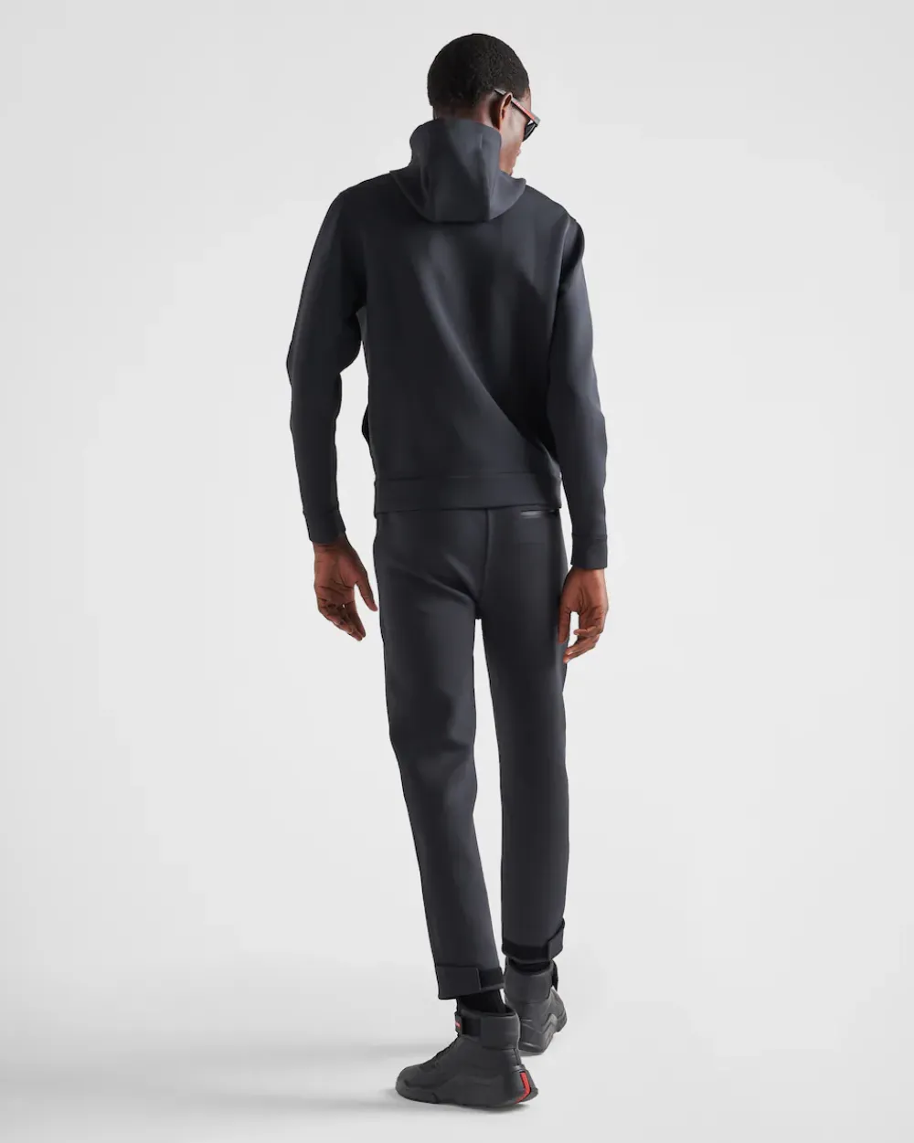 Hombre Prada ROPA^Pantalones De Punto Doble Reciclado