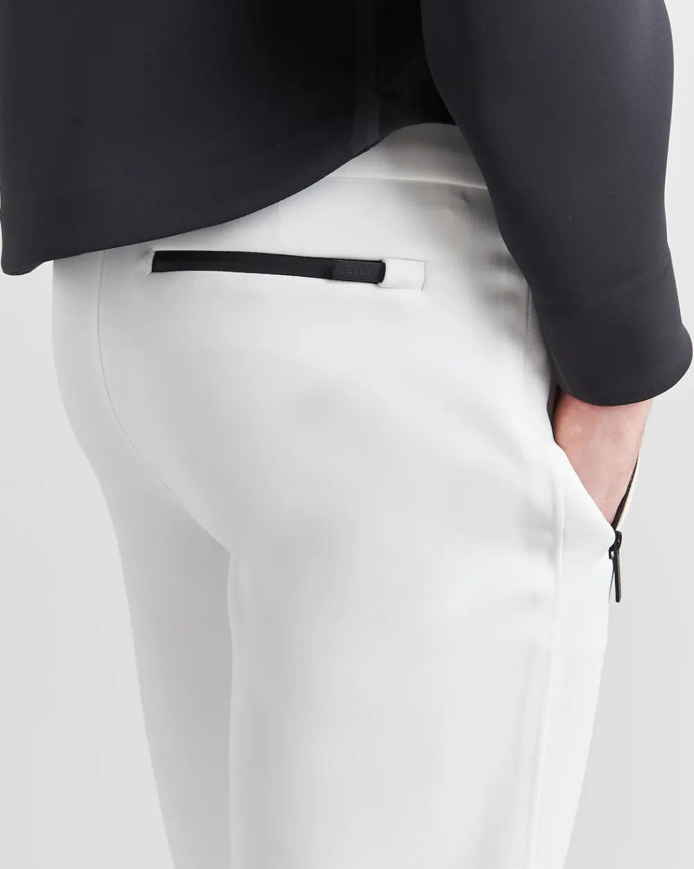 Hombre Prada ROPA^Pantalones De Punto Doble Reciclado