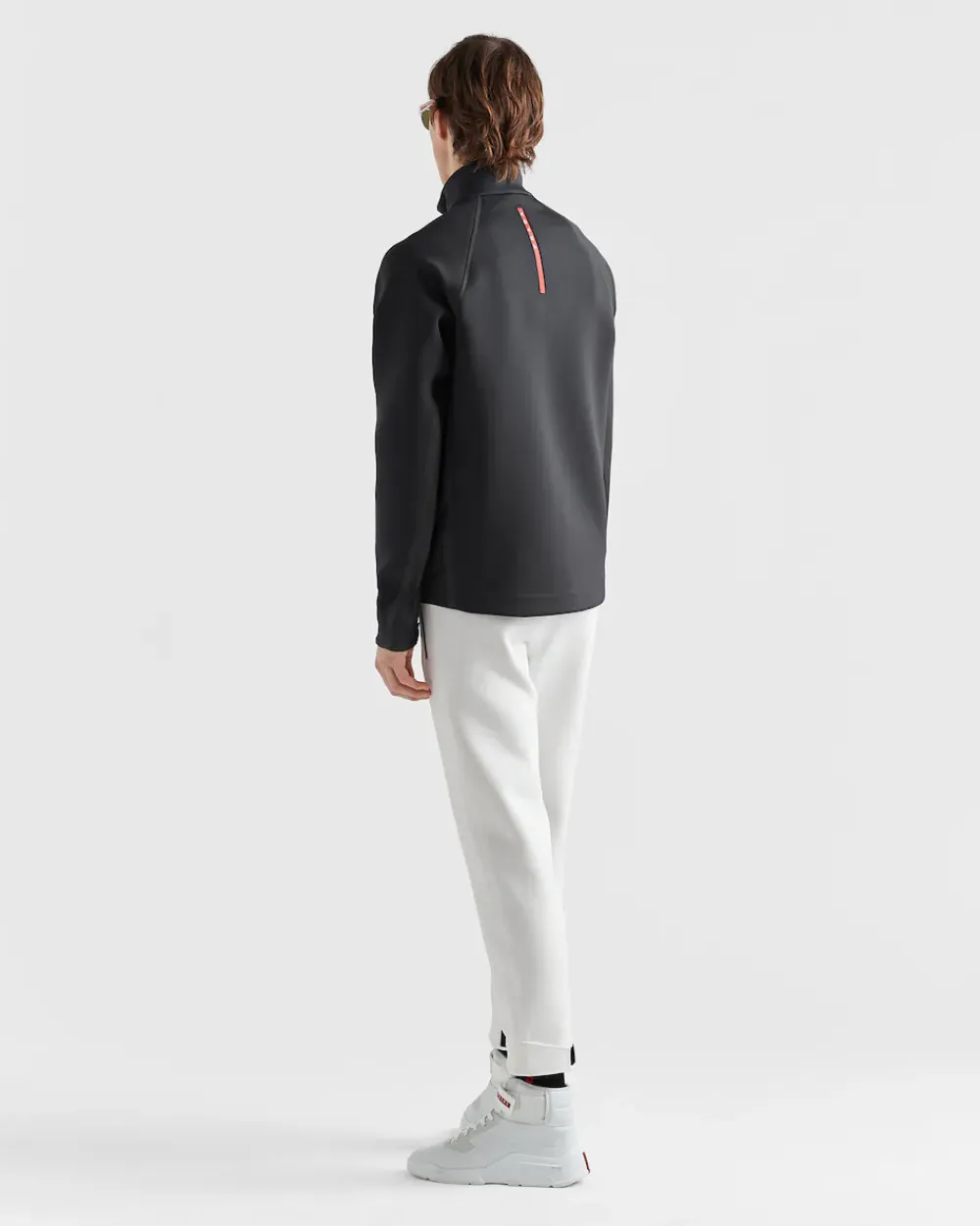 Hombre Prada ROPA^Pantalones De Punto Doble Reciclado
