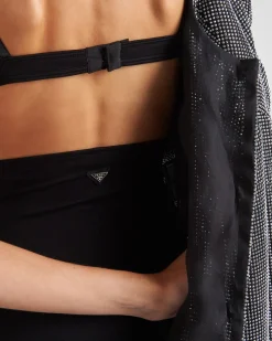 Mujer Prada PANTALONES LARGOS Y CORTOS^Pantalones De Punto Elástico